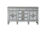 Varian Mirrored & Antique Platinum Server/Sideboard 68" - Ornate Home