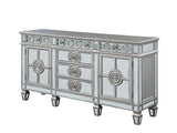 Varian Mirrored & Antique Platinum Server/Sideboard 68" - Ornate Home