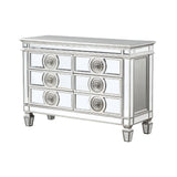 Varian Mirrored & Antique Platinum Server/Sideboard - Ornate Home