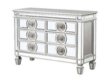 Varian Mirrored & Antique Platinum Server/Sideboard - Ornate Home