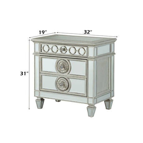 Varian Mirrored Nightstand - Ornate Home
