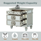 Varian Mirrored Nightstand - Ornate Home