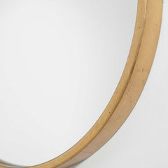 Varina Gold Minimalist Oval Mirror - Ornate Home