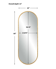 Varina Gold Tall Mirror - Ornate Home