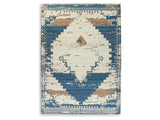 Varnler Blue/Brown/Tan 10' x 14' Rug - Ornate Home