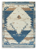 Varnler Blue/Brown/Tan 10' x 14' Rug - Ornate Home