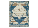 Varnler Blue/Brown/Tan 5' x 7' Rug (Online Special Price) - Ornate Home