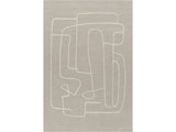 Vatsa Gray Abstract Area Rug - Ornate Home