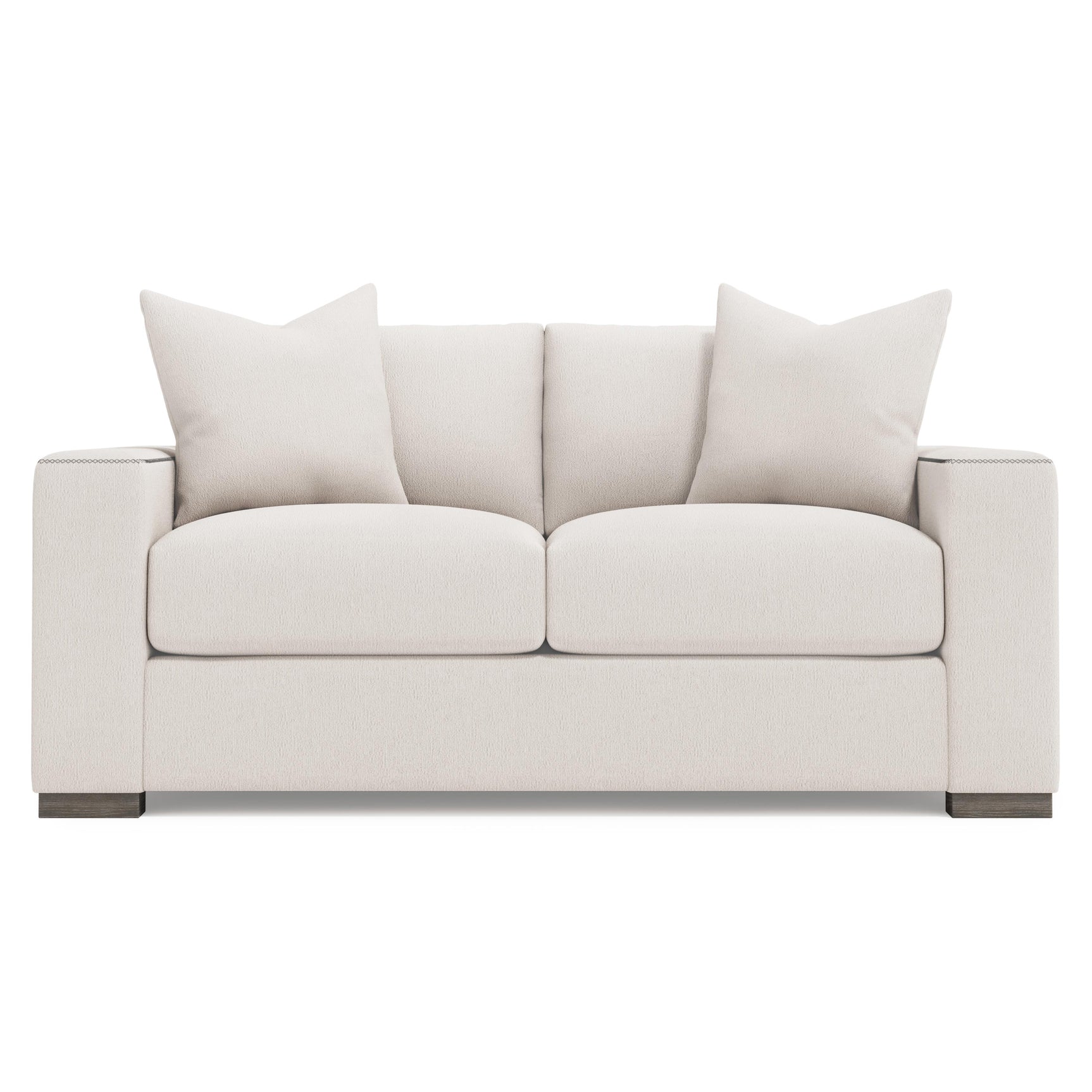 Vaughn Aged Grey - Cerused Loveseat - Ornate Home