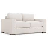 Vaughn Aged Grey - Cerused Loveseat Without Pillows - Ornate Home