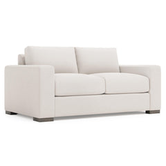 Vaughn Aged Grey - Cerused Loveseat Without Pillows - Ornate Home