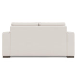 Vaughn Aged Grey - Cerused Loveseat Without Pillows - Ornate Home