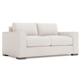 Vaughn Aged Grey - Cerused Loveseat Without Pillows - Ornate Home