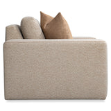 Vaughn Beige/Tan Fabric Swivel Chair - Ornate Home