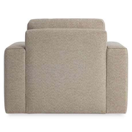 Vaughn Beige/Tan Fabric Swivel Chair - Ornate Home