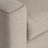 Vaughn Beige/Tan Fabric Swivel Chair - Ornate Home