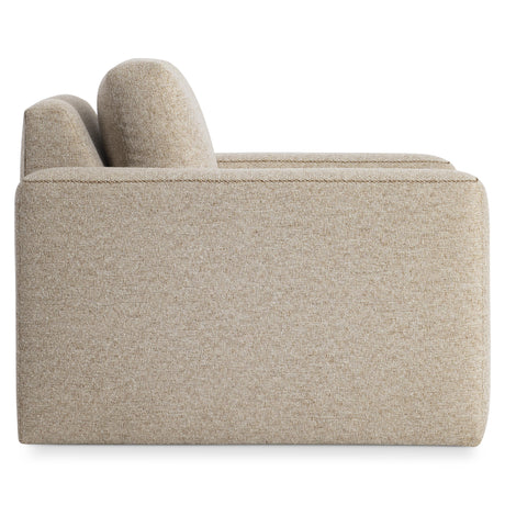 Vaughn Beige/Tan Fabric Swivel Chair - Ornate Home