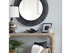 Vaughn Black Medium Charger - Ornate Home