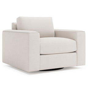 Vaughn Black Swivel Chair - Ornate Home