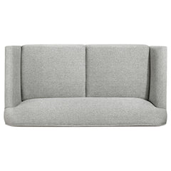 Vaughn Grey 2-piece Fabric Upholstered Flared Arm Sofa Set - Ornate Home
