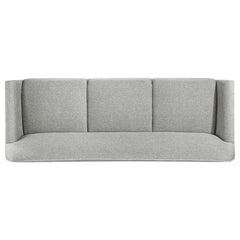 Vaughn Grey 3-piece Fabric Upholstered Flared Arm Sofa Set - Ornate Home