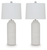 Vauville White Table Lamp (Set of 2) (Online Special Price) - Ornate Home
