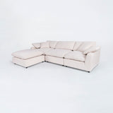 Manhattan Sand Linen Modular Sectional / 4pc - Ornate Home