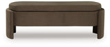 Vavuniya Brown Storage Bench - Ornate Home