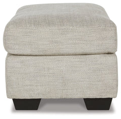 Vayda Gray Chair and Ottoman - Ornate Home