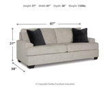 Vayda Gray Sofa and Loveseat - Ornate Home