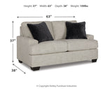 Vayda Gray Sofa and Loveseat - Ornate Home
