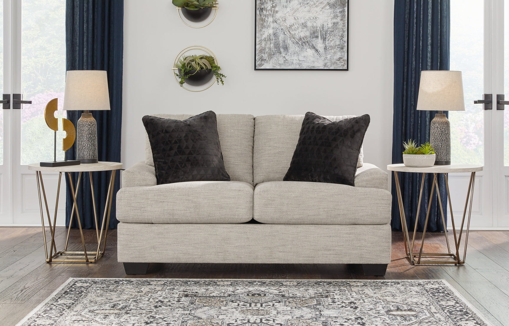 Vayda Gray Sofa and Loveseat - Ornate Home