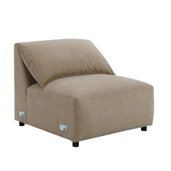Veata Brown Sectional Sofa - Ornate Home