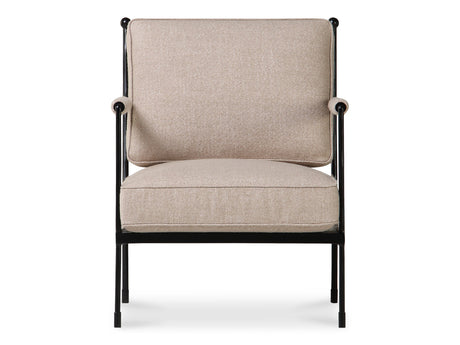 Vecchia Beige Accent Chair - Ornate Home