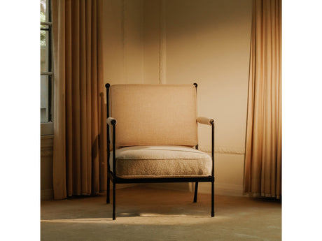 Vecchia Beige Accent Chair - Ornate Home