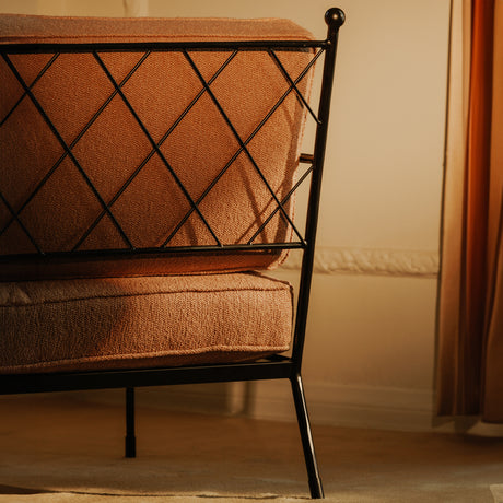Vecchia Terracotta Accent Chair - Ornate Home