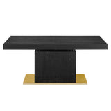 Vector Black/Gold Expandable Dining Table - Ornate Home