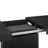 Vector Black/Gold Expandable Dining Table - Ornate Home