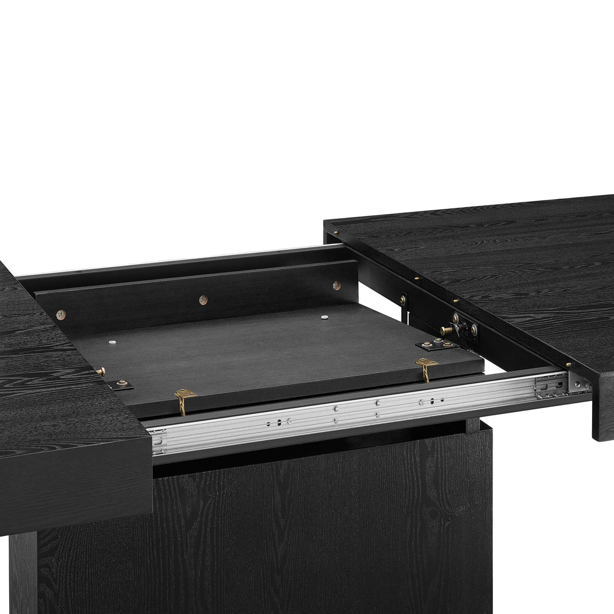 Vector Black/Gold Expandable Dining Table - Ornate Home