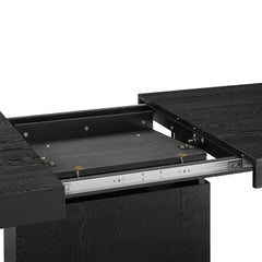 Vector Black/Gold Expandable Dining Table - Ornate Home