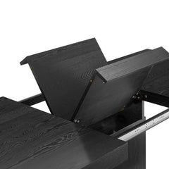Vector Black/Gold Expandable Dining Table - Ornate Home