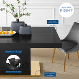 Vector Black/Gold Expandable Dining Table - Ornate Home