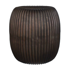 Vector Ridge Bronze Indoor-Outdoor Planter - Ornate Home