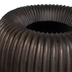 Vector Ridge Bronze Indoor-Outdoor Planter - Ornate Home