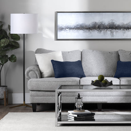 Veda Black/Gold Floor Lamp - Ornate Home