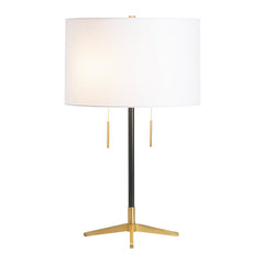Veda Black/Gold Table Lamp (Set of 2) - Ornate Home