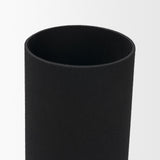 Veda Black Small Metal Geometric Vase - Ornate Home