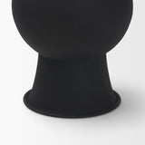 Veda Black Small Metal Geometric Vase - Ornate Home