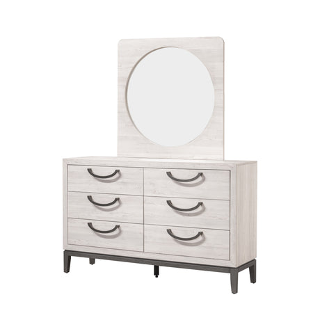 Veda Cream Panel Bedroom Set - Ornate Home
