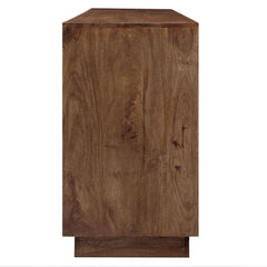 Veda Walnut 72" Mango Wood Sideboard Cabinet - Ornate Home
